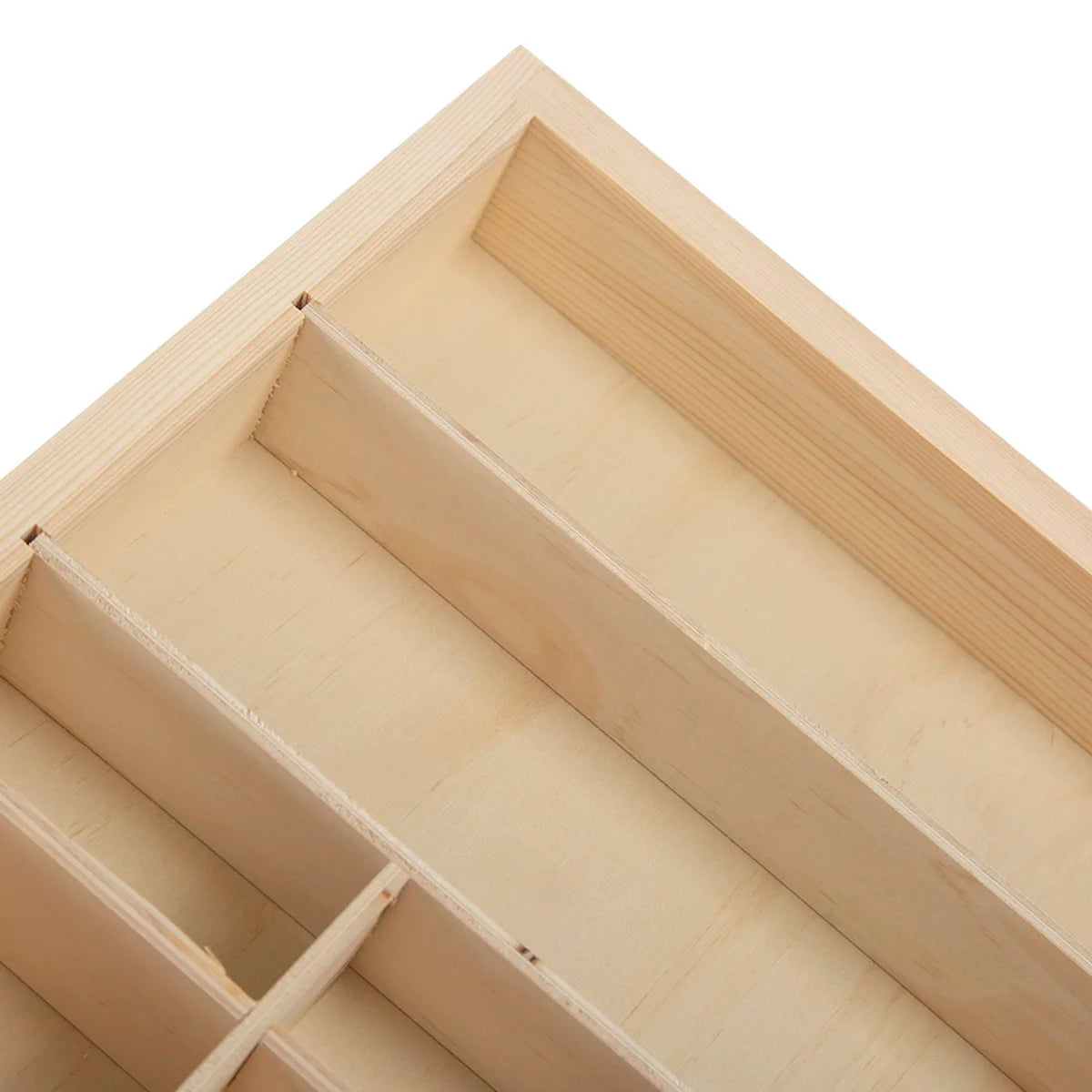 NONED Massivholz Auto Modell Box 60 Fächer Wandmontage 58,5x64,5 cm