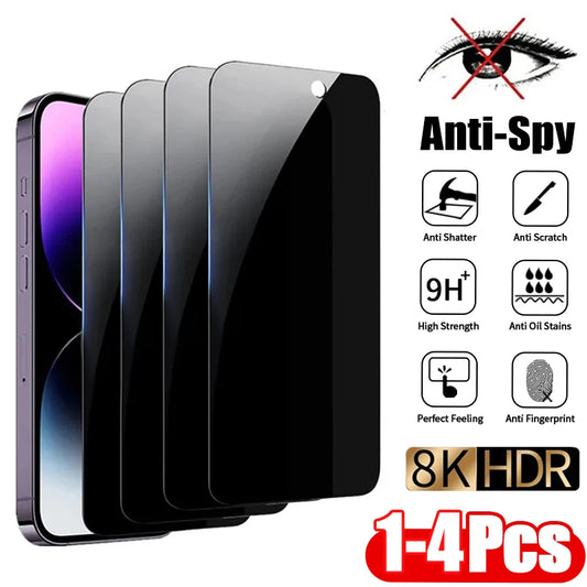 KENNAGE Iphone Privacy Glas - Fullcover Anti Kratz AntiPrint