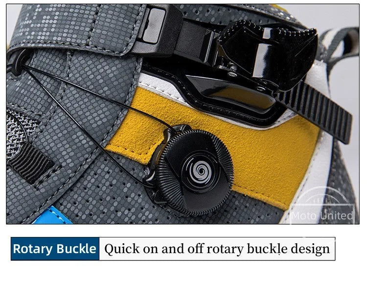 Ghete de motocicletă CN Guangdong cu talpă antiderapantă - Mărimea 39-45 Ghete din piele de vacă