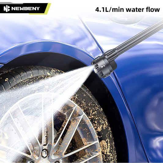 NEWBENY 200Bar Brushless Hochdruck-Wasserpistole 3500W Akku-Elektrosprühgerät Gartentool Für Makita 18V Batterie