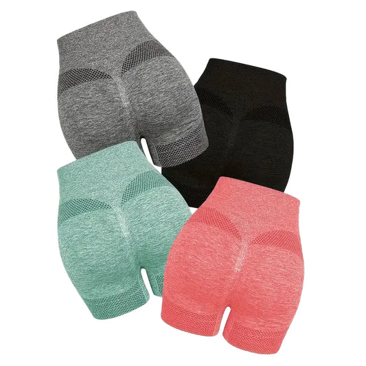 VESICE Yoga Shorts 2025 - High-Waist Fitness Shorts mit Po-Lifting Effekt