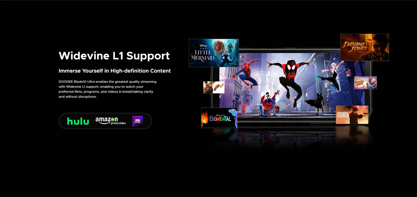 DOOGEE Blade10 Ultra Outdoor-Smartphone - 256 GB, 5150 mAh, 6,56 Zoll