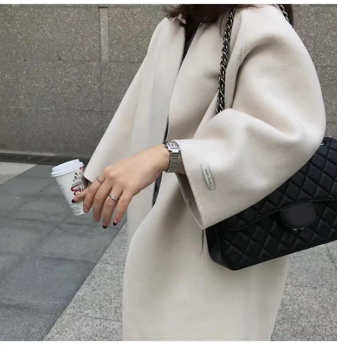 Nowsaa YMY1189 Cardigan-Outwear - Größe L, Länge lang