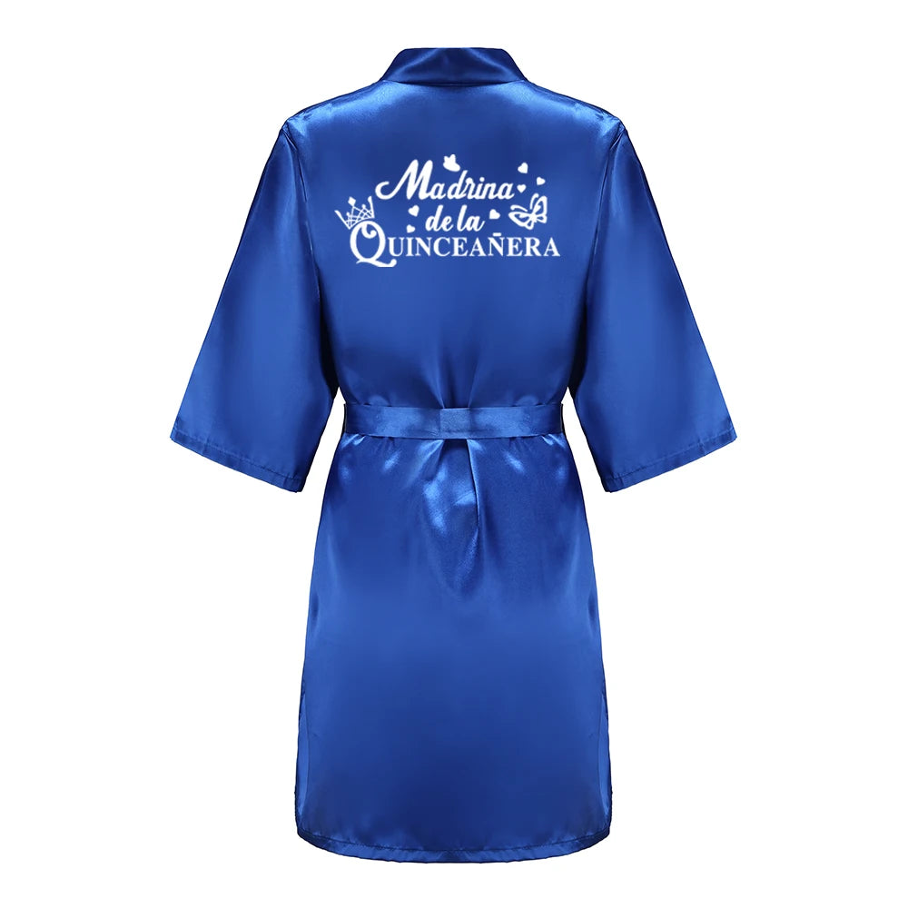 Velenta Quinceanera-Robe Größe M Knie-Länge Polyester