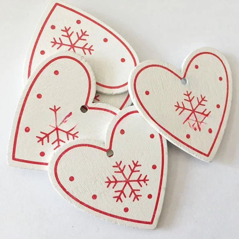 HighConcerned Mini Holzdeko - Unbehandeltes Holz, 4x5 cm, 10 Stück