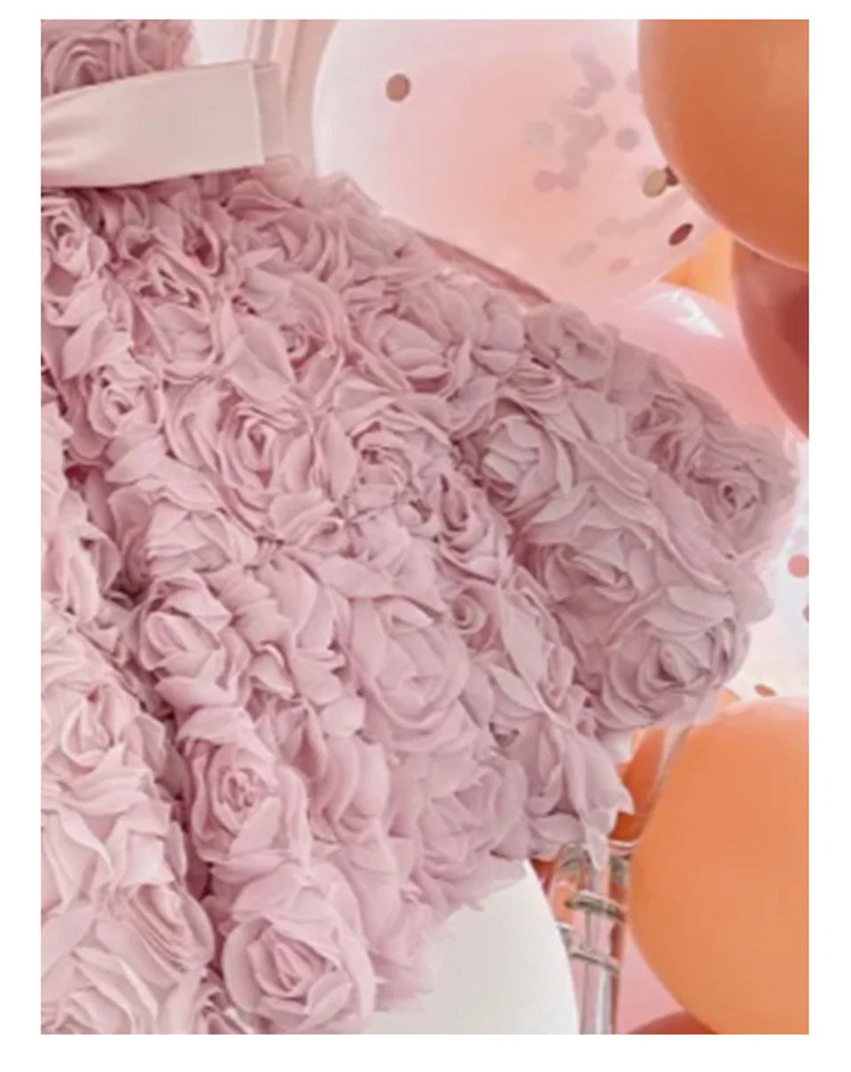 Baby Dress 2023 New Summer Girls Dress For Children' Floral Baby Princess Tutu Dress Birthday Party Children's Wear Girls Dress