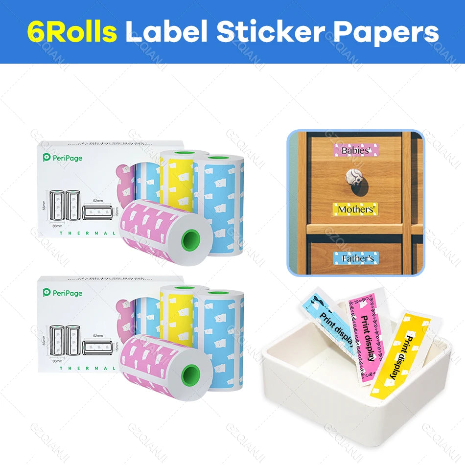 Imprimantă de etichete Bluetooth 2025: Imprimantă termică Smart-Pocket de 58 mm - Colecție de imprimare mobilă