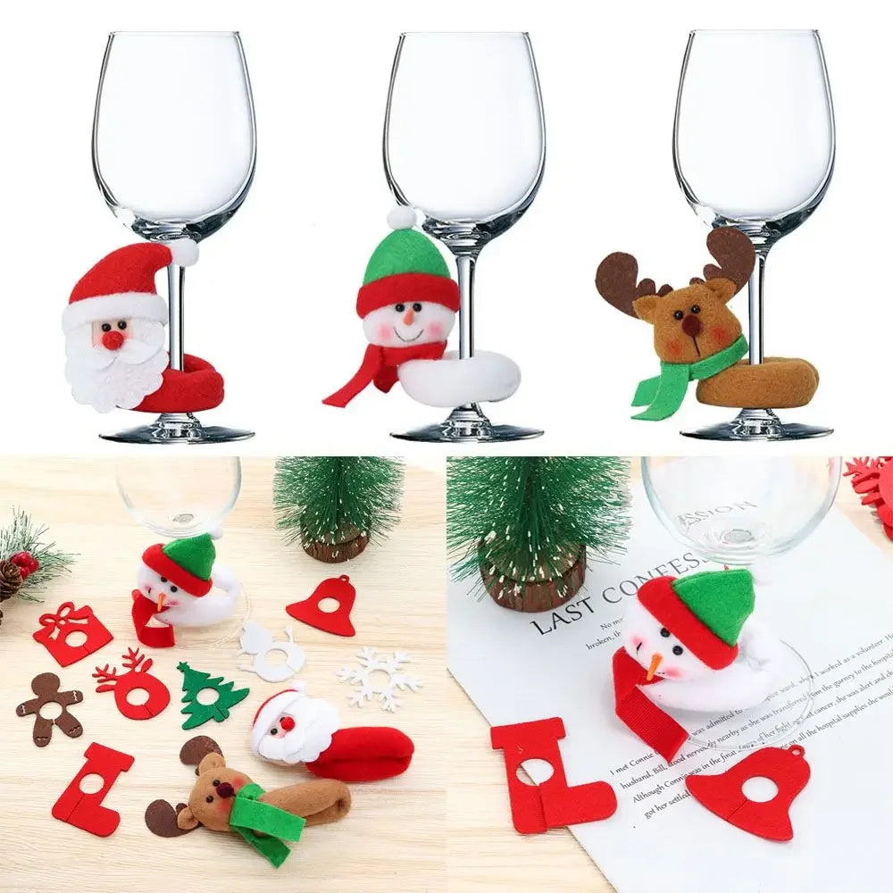 Choice Weinglas-Dekoration - Größe ca. 8 cm, Material Kunststoff