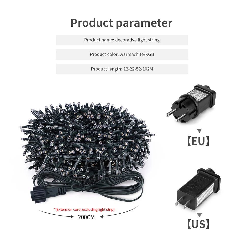 Guillermo Fairy Light String LED - Länge 30m, 24V, IP44 Outdoor