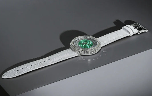 Women fashion crystal quartz wristwatch elegant bracelet ladies gift