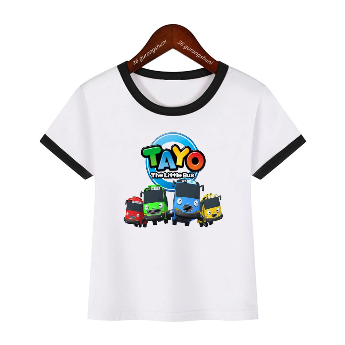 Jungen-T-Shirt 2025: Tayo Bus & Freunde - Lizenzierte Cartoon-Collection