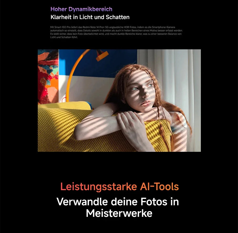 Xiaomi Redmi Note 14 Pro Plus - AMOLED Display, 4500-6000 mAh, 120 W, 6,67 Zoll by Golden Bridge Store