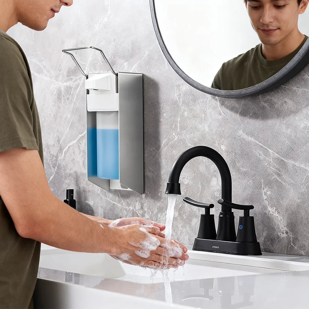 NONE Seifenspender 500 ml Wandhalter Manueller Druckspender