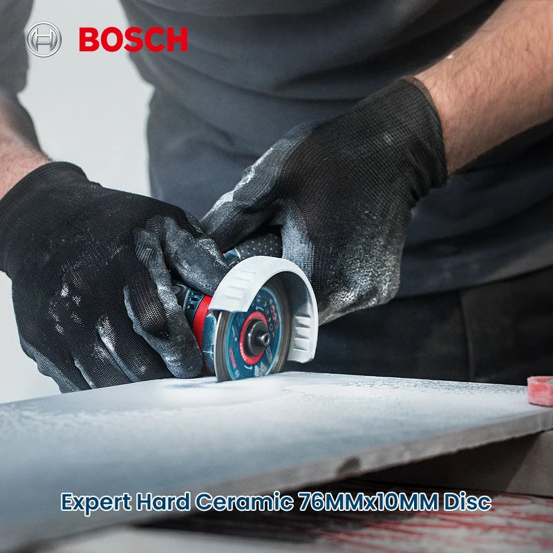 Bosch Expert Hard Ceramic Cutting Disc 76mm Angle Grinder Saw Blade for Hard Tiles Stone Diamond Cutting Disc Accessories 80M/s