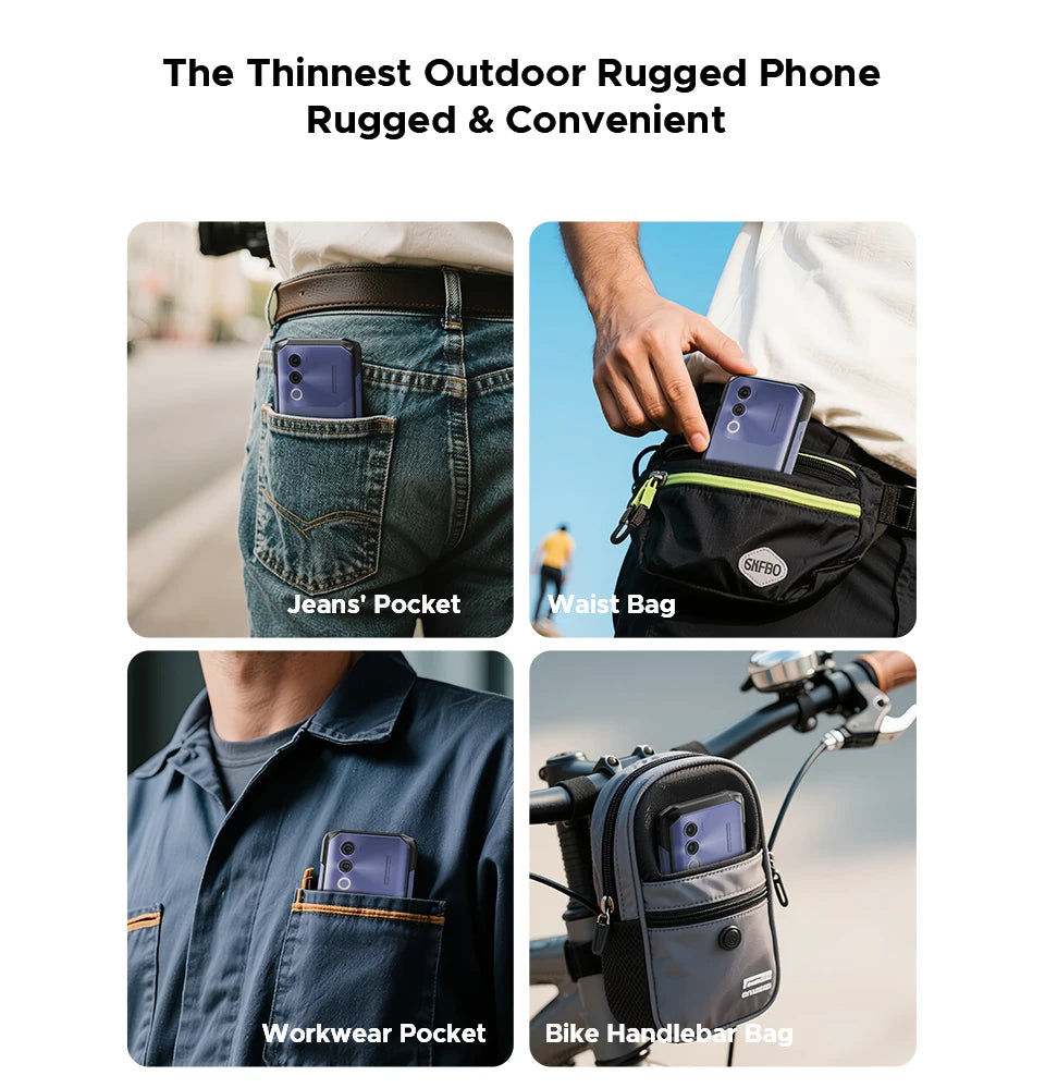 DOOGEE Blade20 Robustes Gemini AI Smartphone - 10300mAh 6,6 Zoll 18W