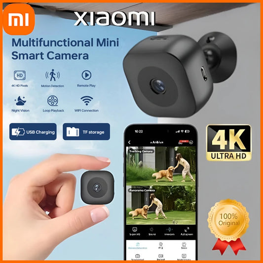 Mini-Kamera 2025: Xiaomi Mini Security Camera 4K HD Full Color Night Vision WiFi Monitor Waterproof Collection