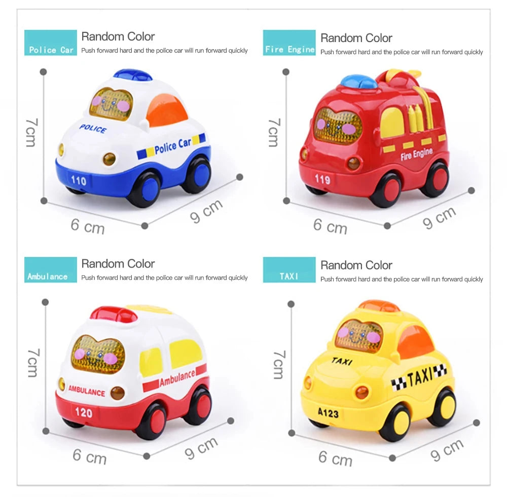 Baby Spielzeug Autos Für Jungen Kinder Elektrische Feuerwehr Taxi Fahrzeug Spielzeug Plastik Rückzieh Autos Kinder 2 Bis 4 Jahre Pädagogisch Spiel