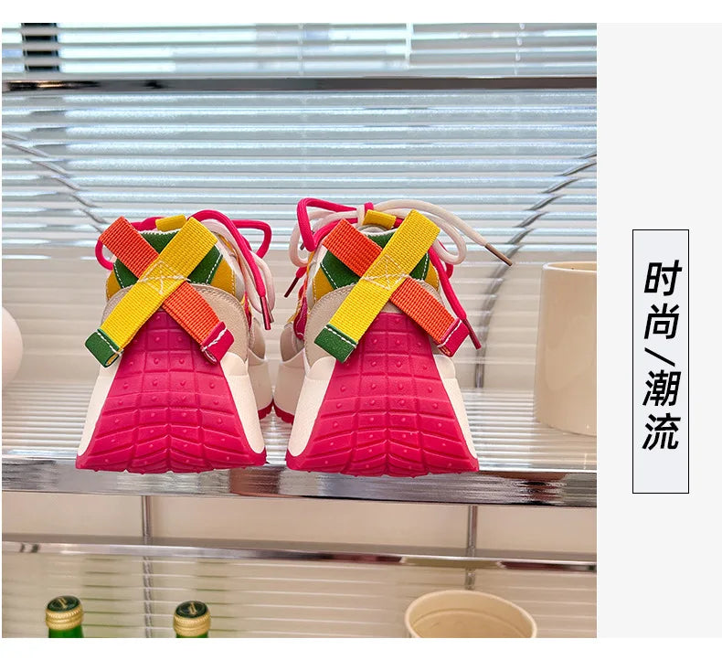 Women Sneakers Luxury Fashion High Top Women Boots Platform Casual Shoes Outdoor Running Shoes for Women Female Ladies Trainers