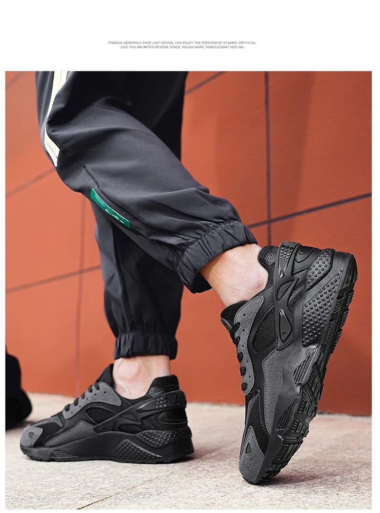 Male Sneakers Men’s Casual Shoes Running Sport Shoes Antislip Tennis Shoes for Men Mesh Breathable Outdoor Fashion Sports Shoes