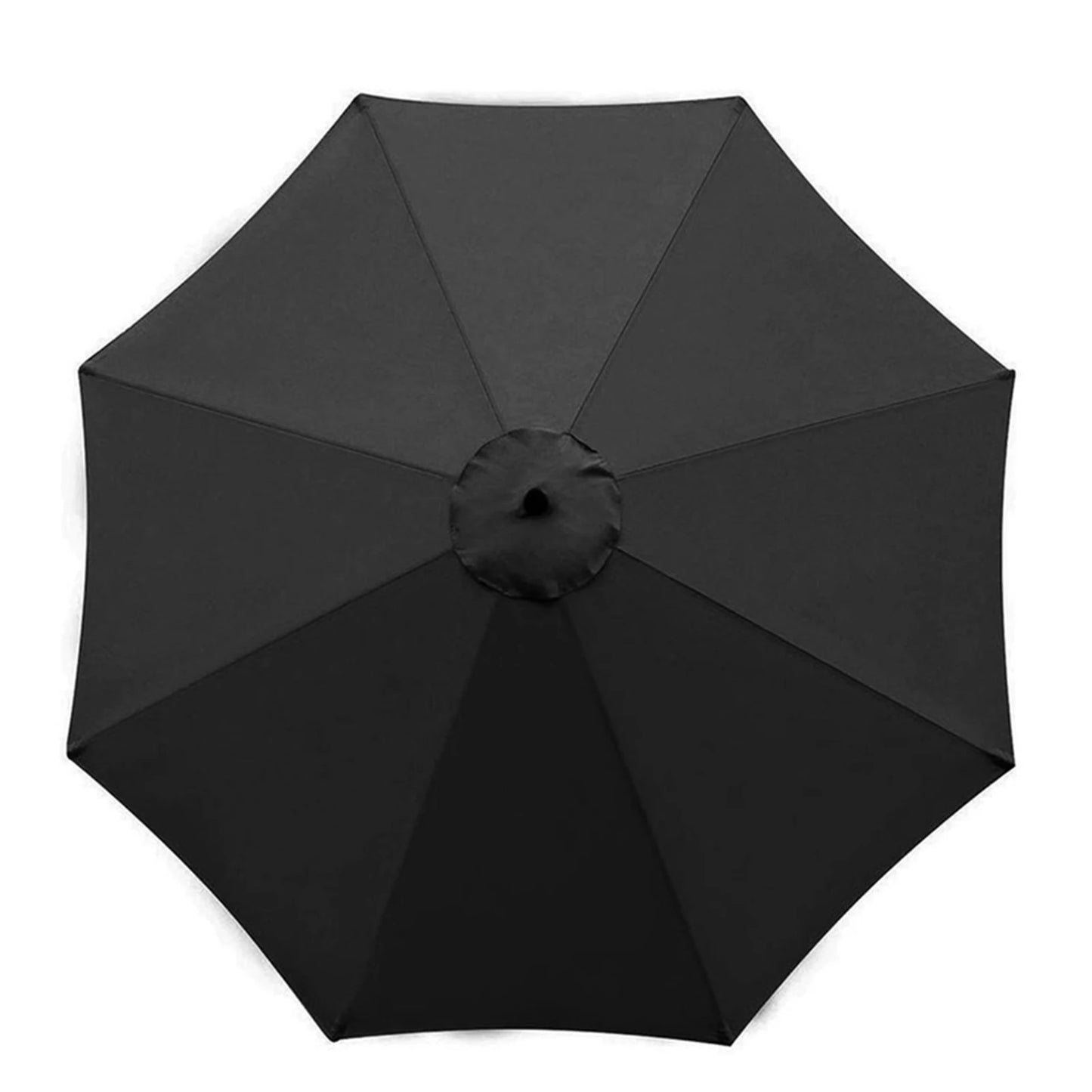 Waterproof Sun Shade Canopy Cover for 6 or 8 Bones Parasol Replacement Fabric Garden Shelter