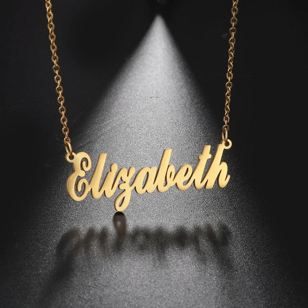 Your name on Necklace  Stainless Steel Jewelry