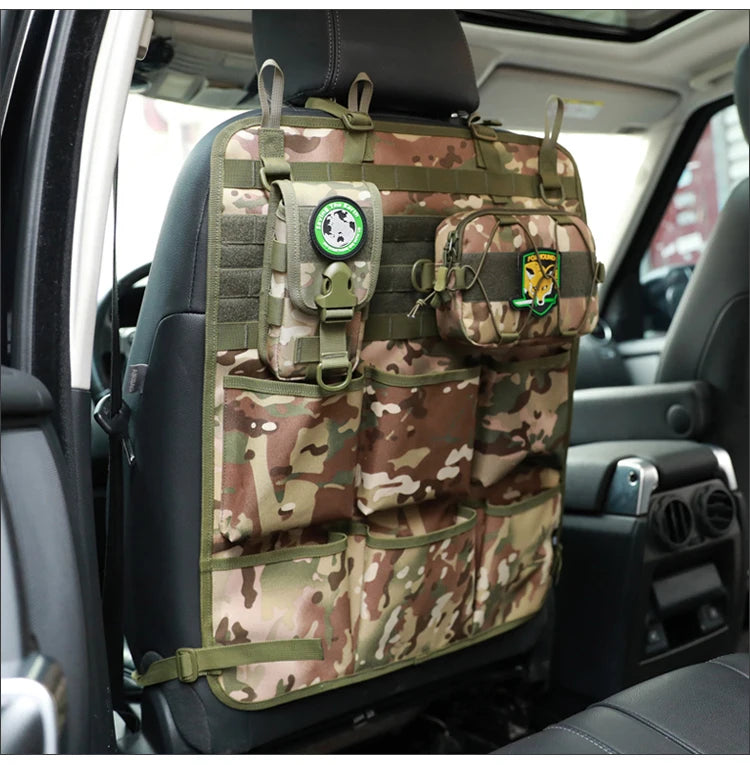 Car Organizer Seat Back Storage Bag Multifunction Camo Hanging Bags Car Stowing Tidying Pocket  Interior Accessories 1 Piece