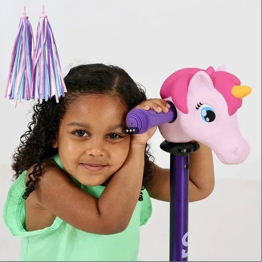 1STK Einhornkopf Spielzeug - Lenker Dekoration 12cm Kids