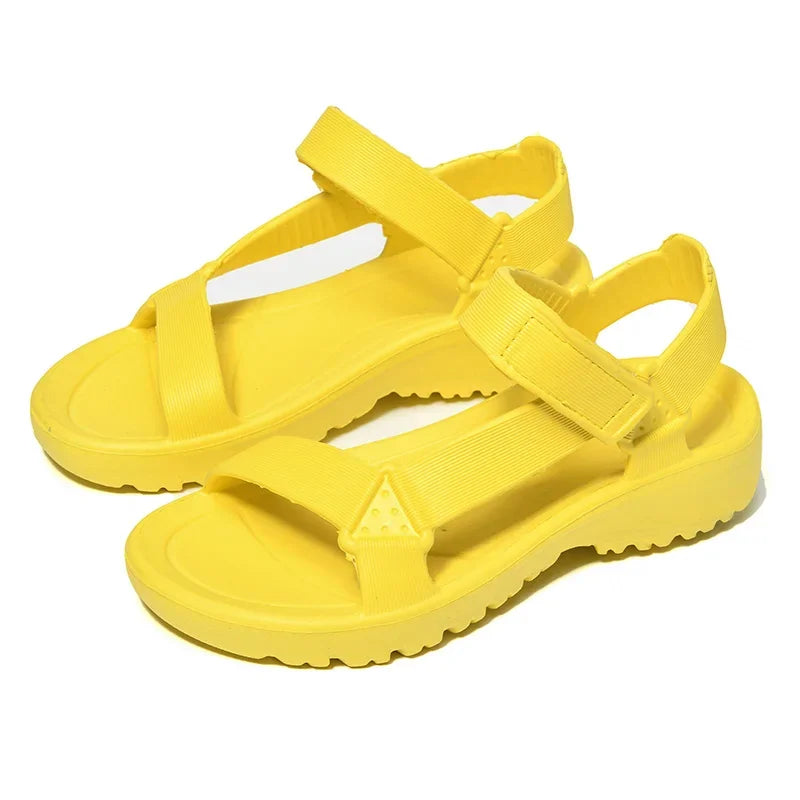 Sommer-Sandalen 2025: Womens Sandals Summer Trend Anti-slip Wear-resistant - Lightweight EVA Flat Sandals Women Outdoor Beach Shoes Collection