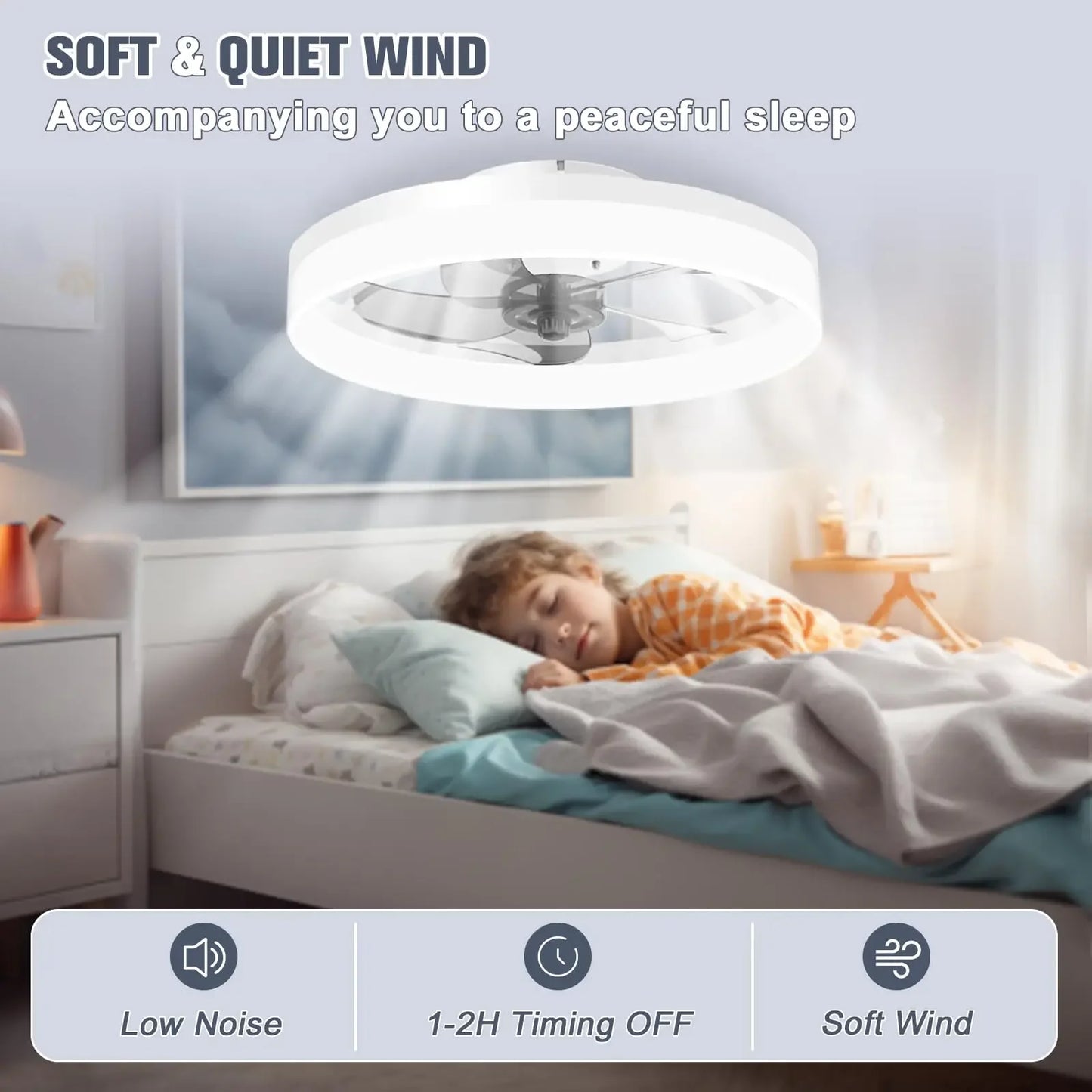 Deckenventilator 2025: Modern Smart Fan With Lights Winter Summer Reversible Dual Modes Collection