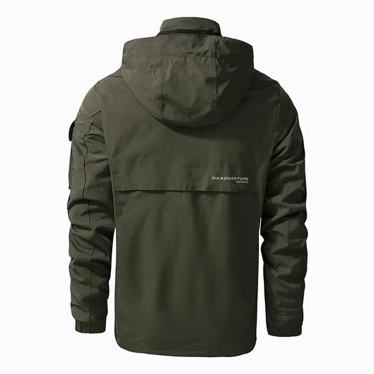 Technische Freizeitjacke Winddicht - Größe 6XL-8XL, Polyester