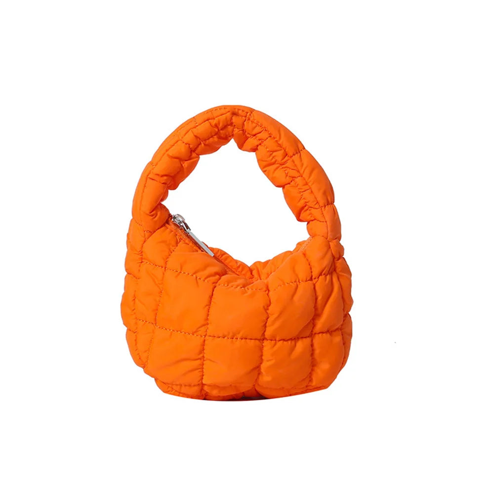 Quilted Padded Crossbody Bag for Women Pleated Bubbles Cloud Shoulder Bags Large Tote Bucket Designer Bag Ruched Handbags 2024