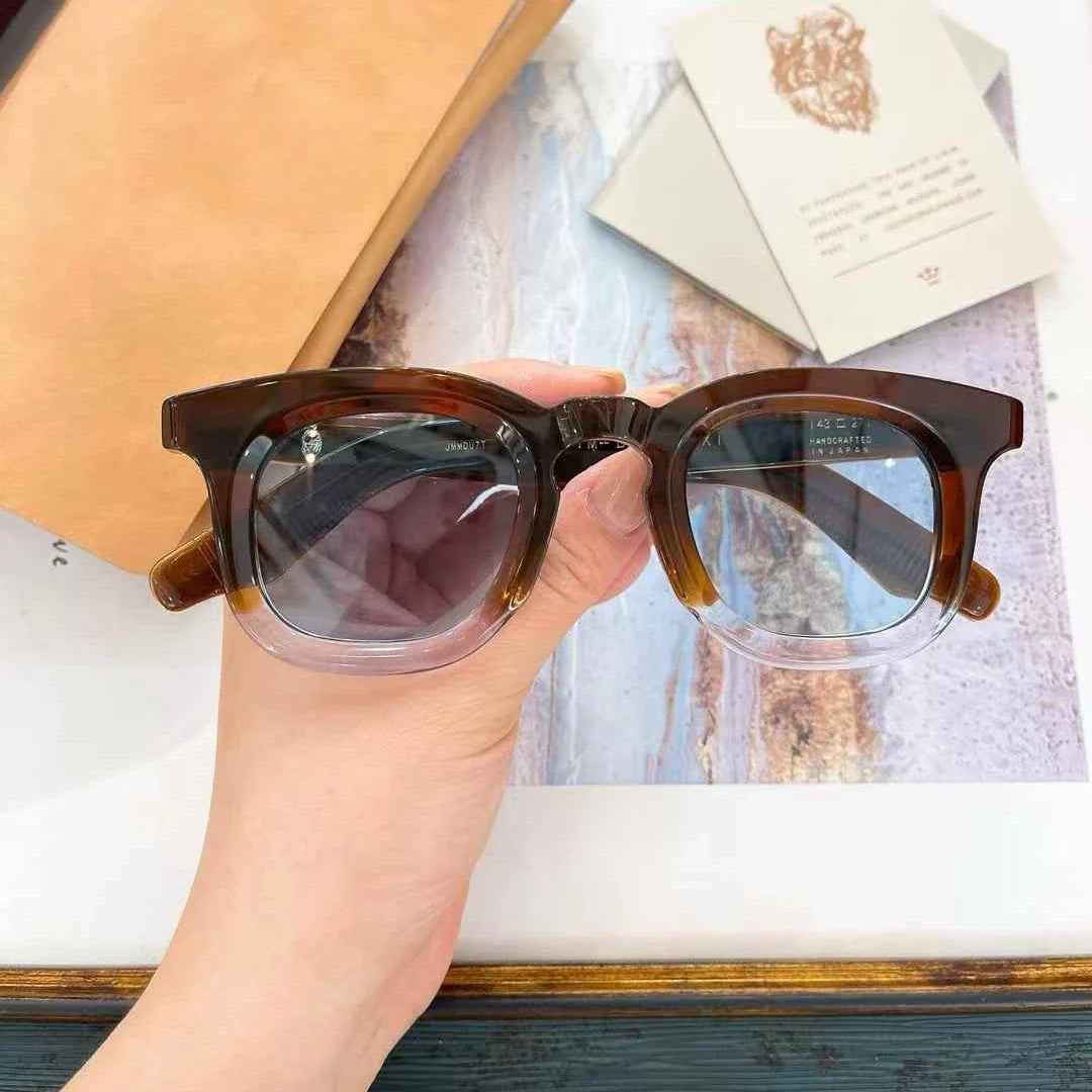 Jacques Marie Mage DEVAUX Inspired sunglasses thick acetate retro square