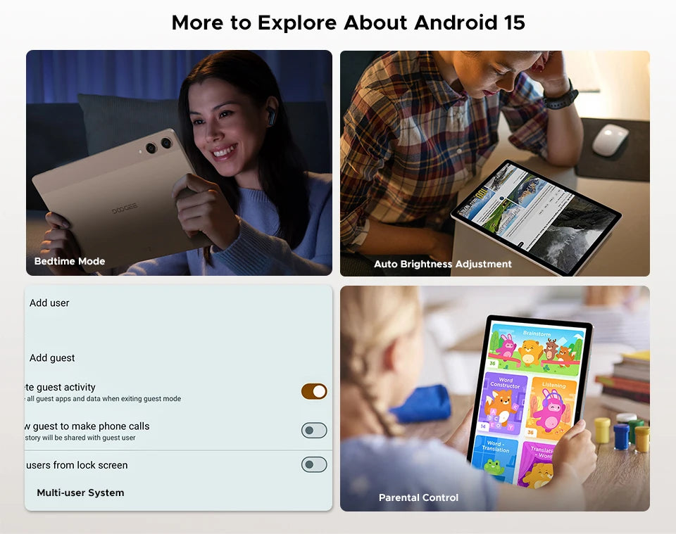 DOOGEE Tab E3 Pro 2-in-1 Tablet - 256GB ROM, 32GB RAM, 13 Zoll Display
