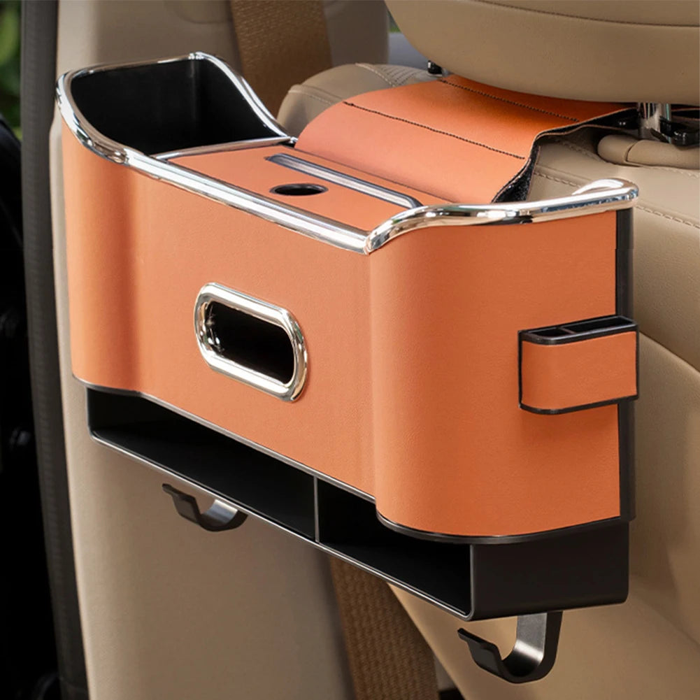 Car Seat Organiser Storage Box Multi-Pocket Car Back Seats Storage Bag Interior Accessories For Sundries Snack Drink Cup Holder