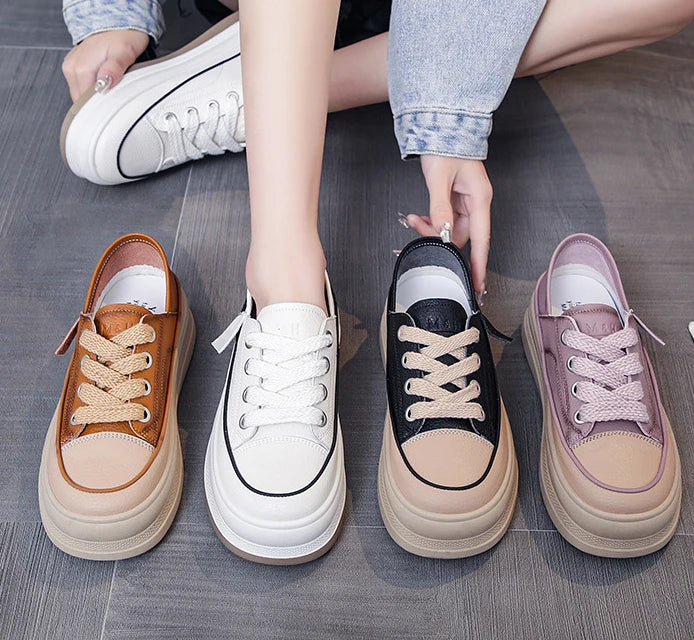 UXST JY100 Bequeme Plateausneaker - Größengetreu 1-3cm