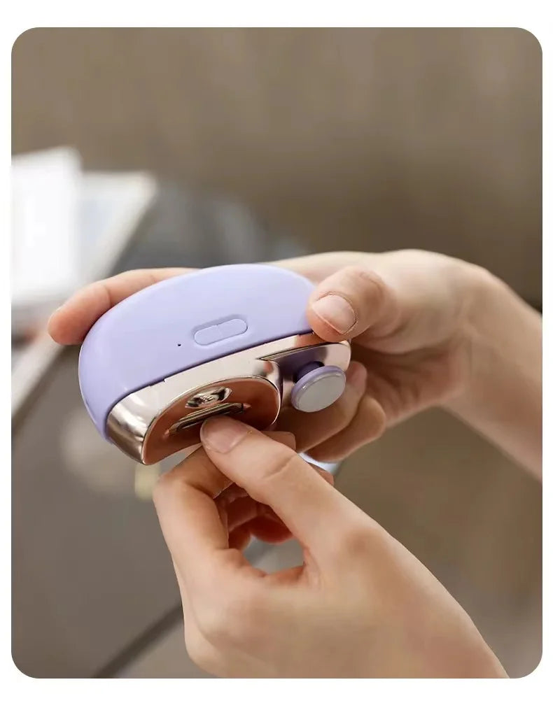 Electric Nail Clipper Grinding and Polishing 2 in 1 Multifunctional Portable Automatic Nail Grinder Electric Manicure Tool