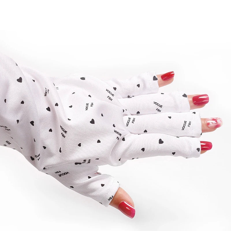 Choice UV Schutzhandschuhe - Anti UV 2er Set M L Für Nägel
