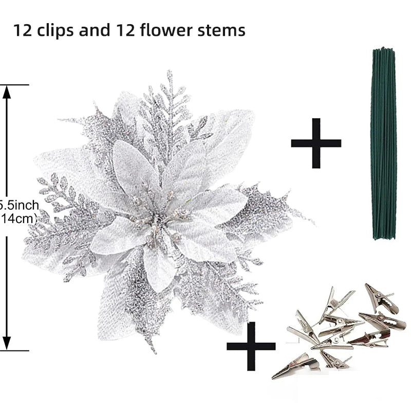 FestivaDecor DekoSet Weihnachtsdeko - 12/24/36 Kunststoff