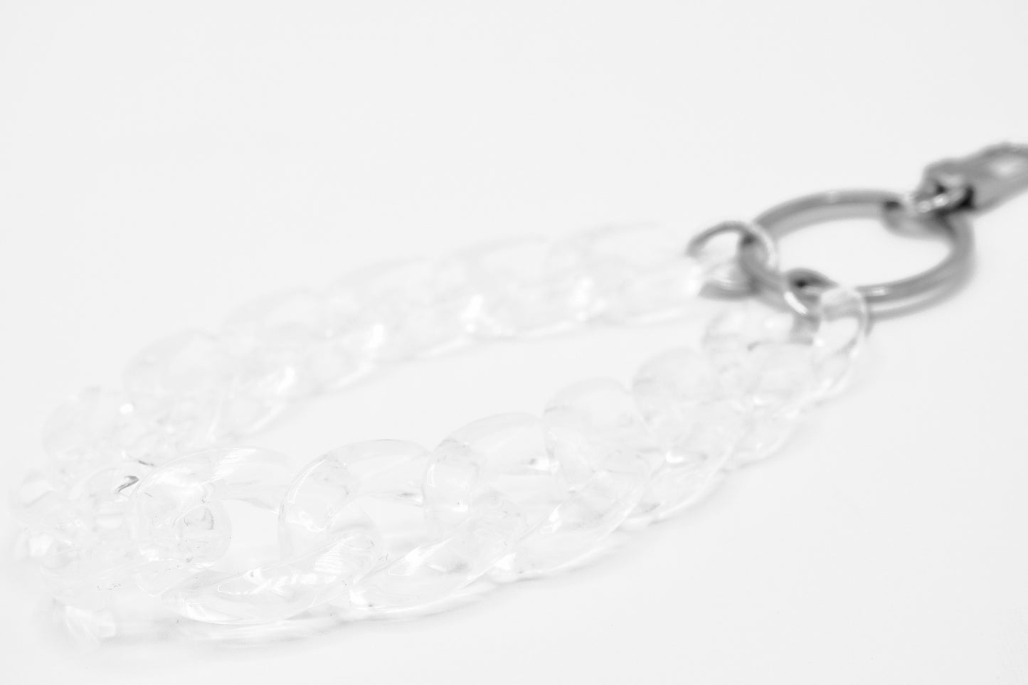 Schlüsselanhänger mit Karabiner Clear