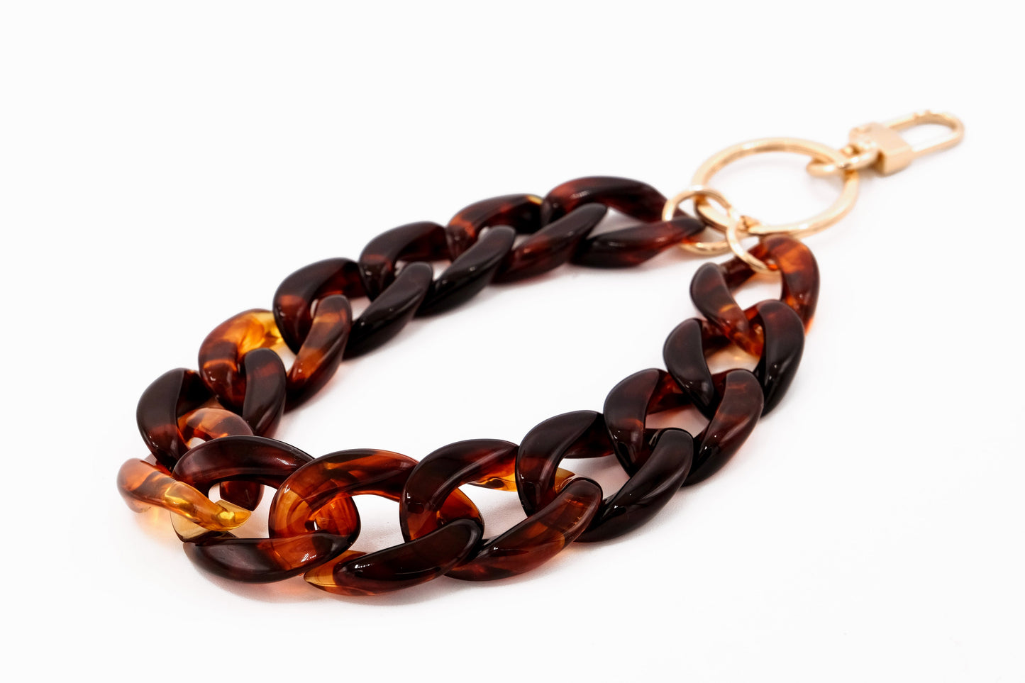 Schlüsselanhänger mit Karabiner Havanna