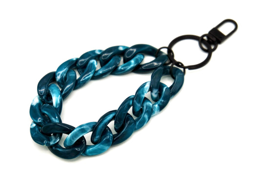 Schlüsselanhänger mit Karabiner Petrol