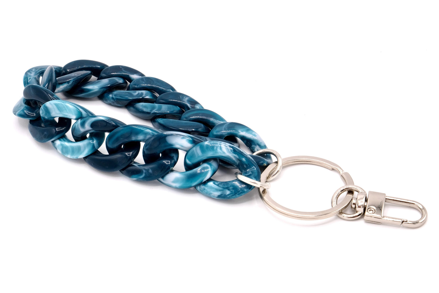 Schlüsselanhänger mit Karabiner Petrol