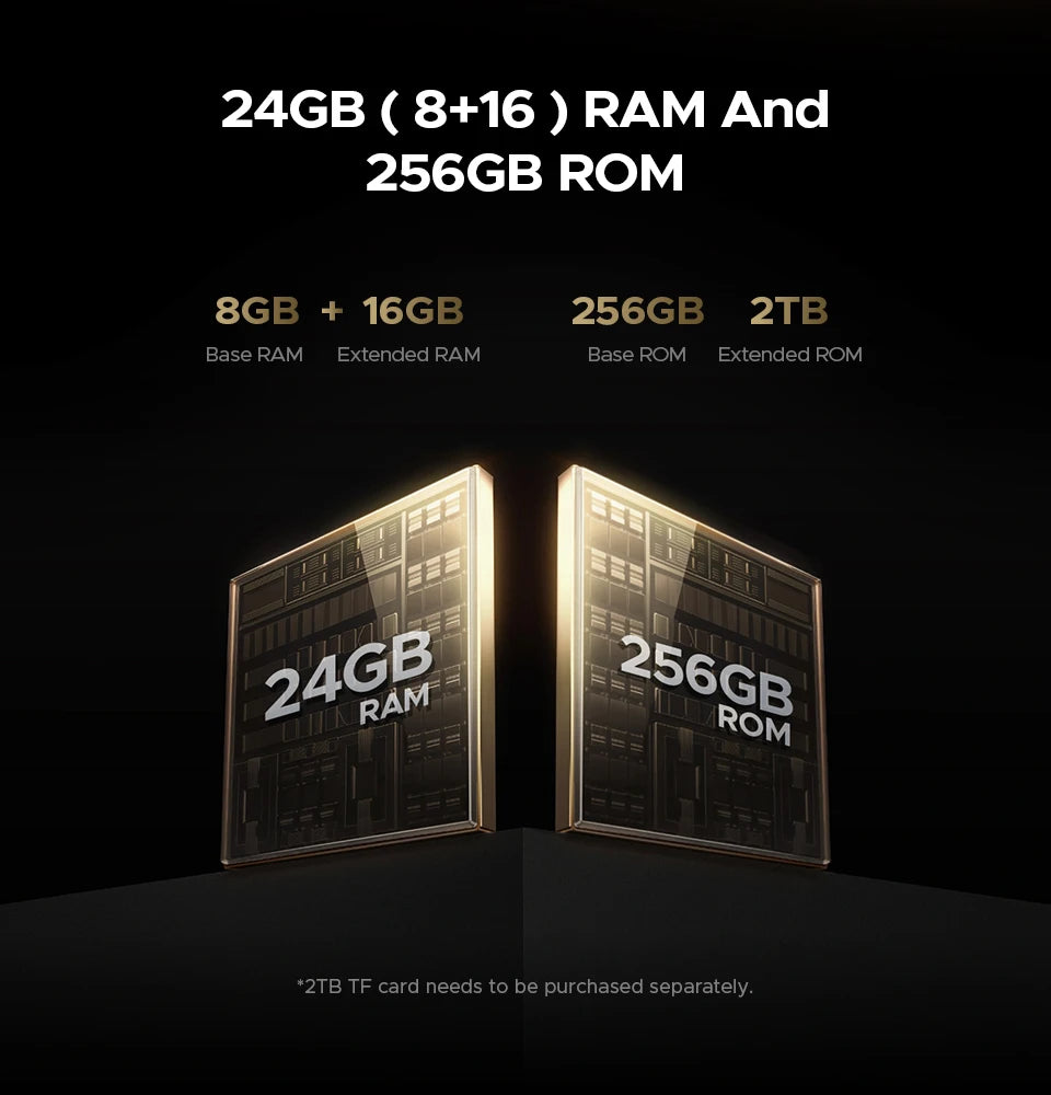 DOOGEE V Max S Robustes 5G - Kapazität 22000mAh 33W 6,58 Zoll