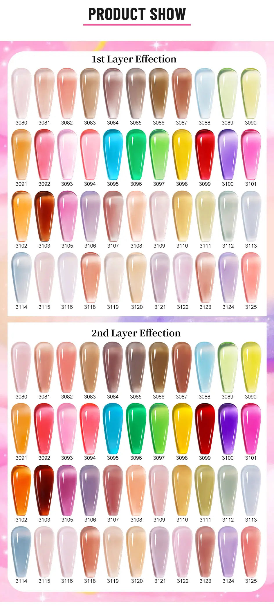 NailCO Gel Nail Polish Nail Art Translucent Vernis Semi Permanent UV LED Lamp Gel Manicure for Gel Polish Nail Glue Productos