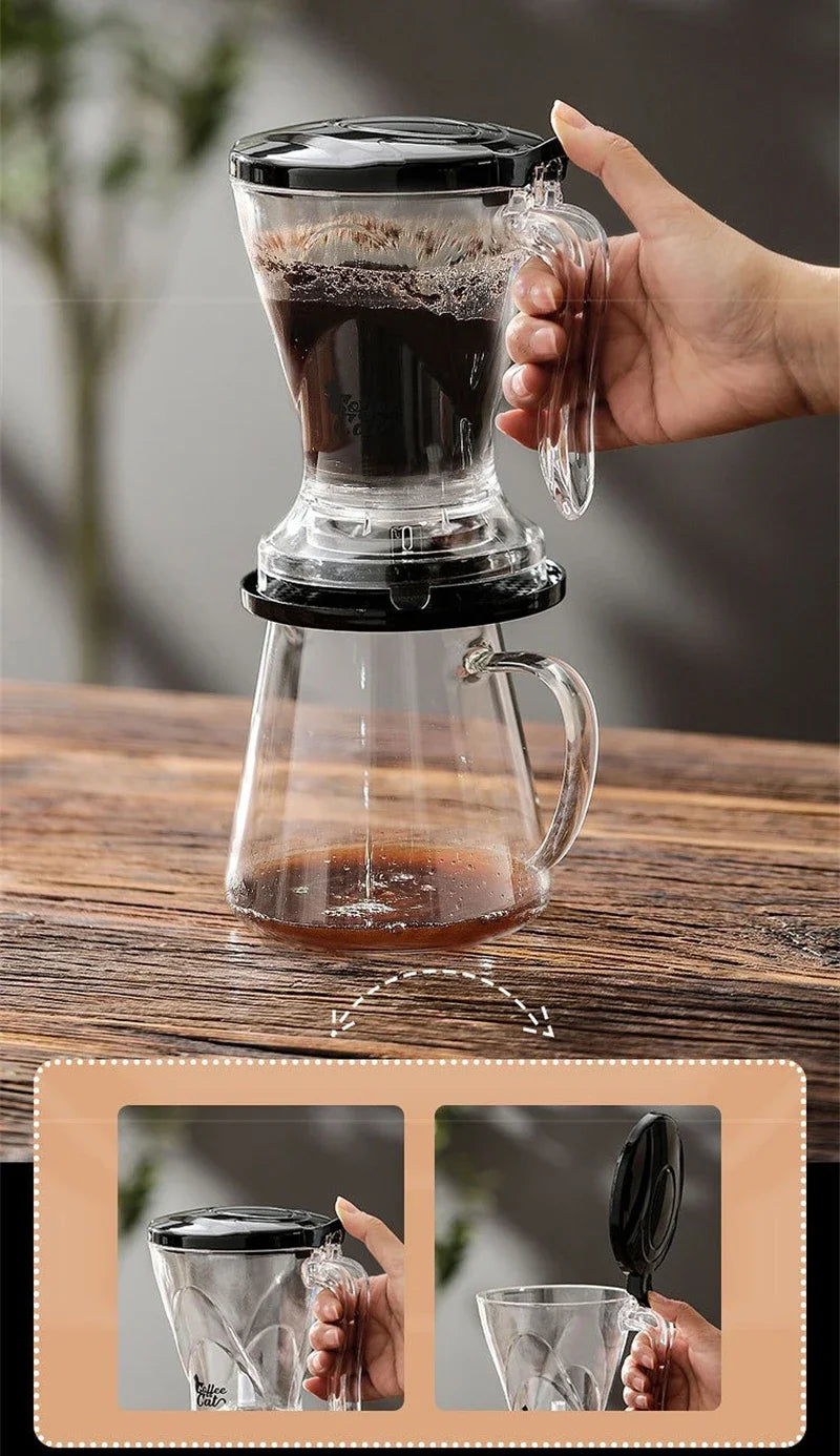GuangdongChoice 240801 Handgebrüht - Glas 600ml Kaffee