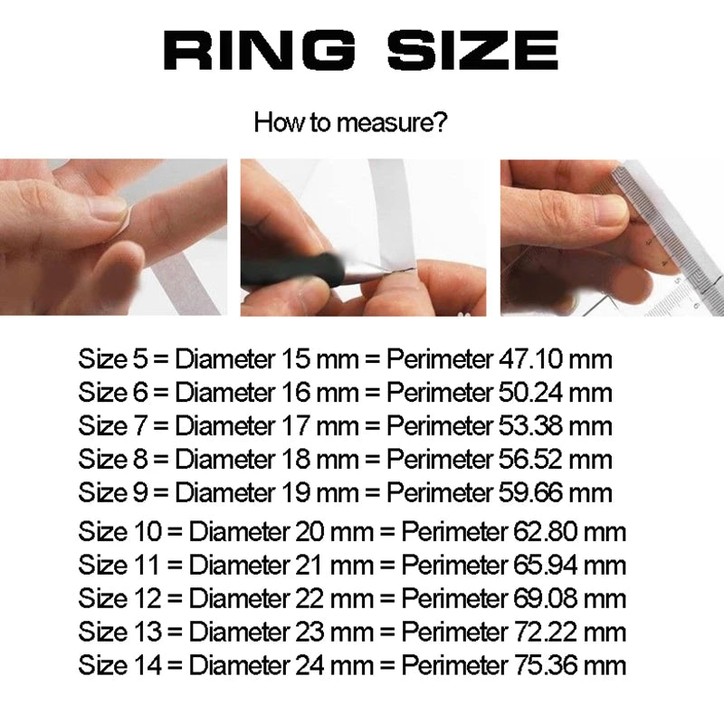 Zhang V Gui Punk Fingerring Set - 10/20/30/50 Stk Zink
