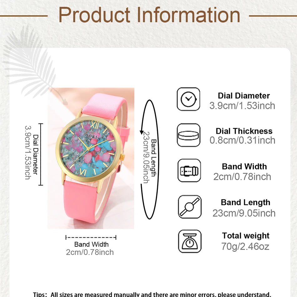 Luxus Damen Set Mode Strass - Uhr Ring Halskette Armband