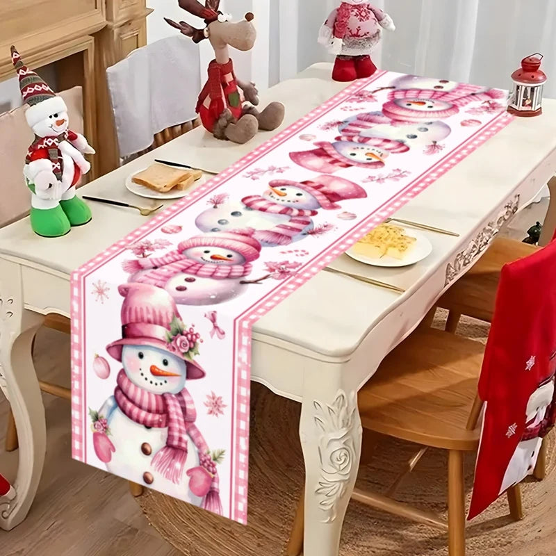 SantaHome Tischläufer Weihnachtszauber - Maße 30x180 cm, Baumwolle