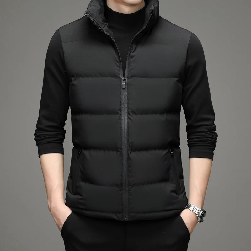 CN Fujian Daunenweste Standkragen Winddicht - Füllung Daunen/Baumwolle, Größe M, Wärmeleistung Hoch