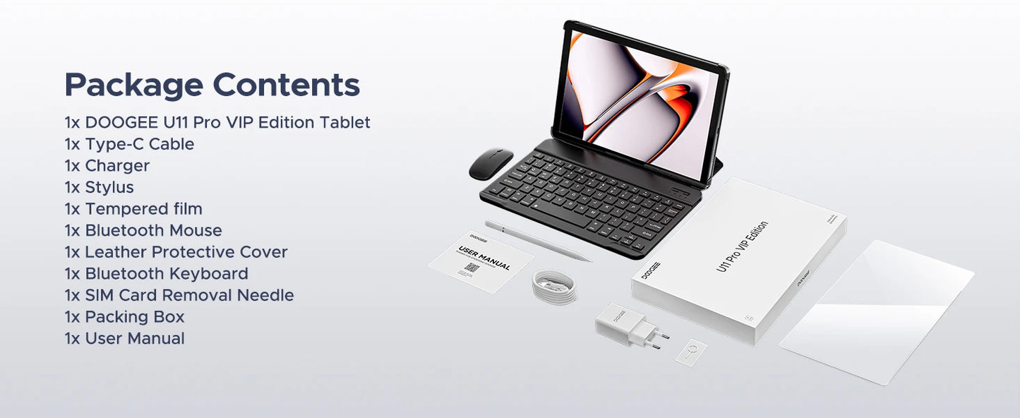 DOOGEE U11 Pro Android Tablet - 6GB RAM 11 Zoll Unisoc T7200